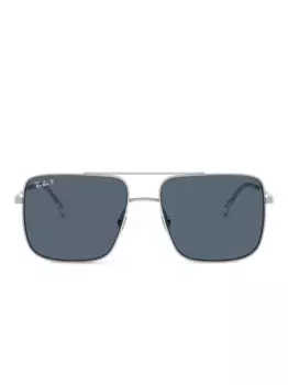 Солнцезащитные очки Ari Bio-Based Ray-Ban, серебяный