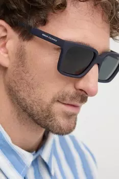Солнцезащитные очки Armani Exchange, черный