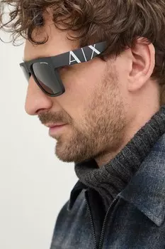 Солнцезащитные очки Armani Exchange, черный