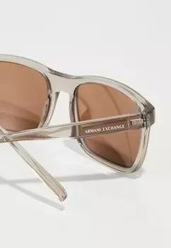 Солнцезащитные очки Armani Exchange, коричневый