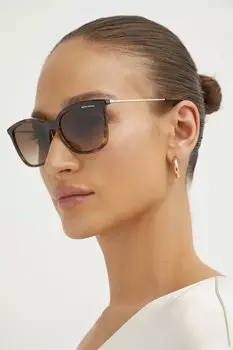 Солнцезащитные очки Armani Exchange, коричневый