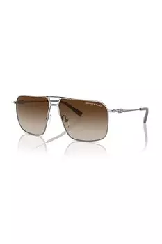 Солнцезащитные очки Armani Exchange, серебряный
