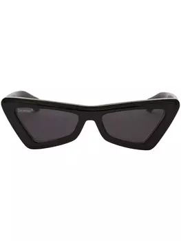 Солнцезащитные очки Artemisia в оправе 'кошачий глаз' Off-White, серый