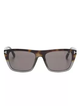 Солнцезащитные очки Аслан TOM FORD Eyewear, коричневый