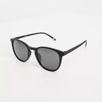 Солнцезащитные очки Asos Design Fine Frame Round, черный