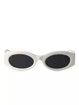 Солнцезащитные очки Attico Berta The Attico, белый