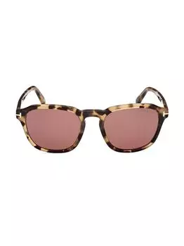Солнцезащитные очки Avery 52MM черепаховой расцветки Tom Ford