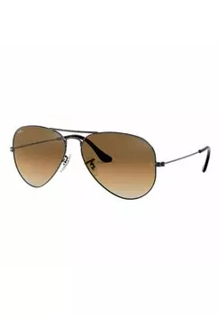 Солнцезащитные очки Aviator Large Polarized Ray-Ban, черный