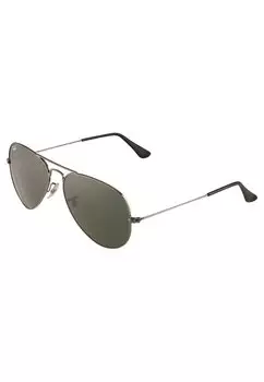 Солнцезащитные очки Aviator Large Unisex Ray-Ban, антрацит