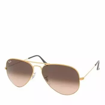 Солнцезащитные очки aviator rb 0rb3025 58 Ray-Ban, коричневый