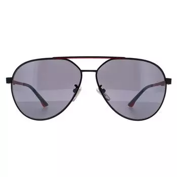 Солнцезащитные очки Aviator Total Semi Matte Grey Smoke Mirror Silver SPLB37 Synth 2 Police, серый