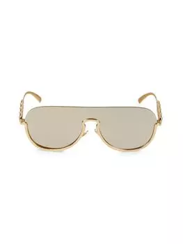 Солнцезащитные очки-авиаторы 57MM Versace, цвет Pale Gold