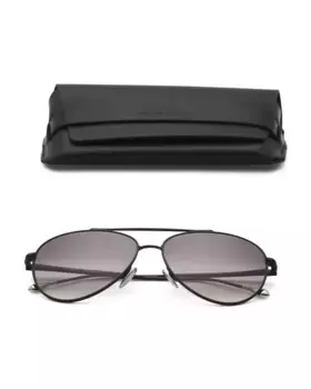 Солнцезащитные очки-авиаторы 60 мм Isabel Marant, черный/серебряный