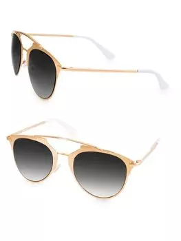 Солнцезащитные очки-авиаторы Alfie 52MM Aqs, золото