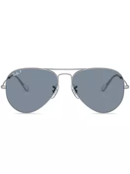 Солнцезащитные очки-авиаторы Aviator Classic Ray-Ban, серебристый