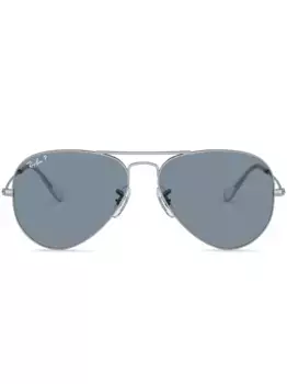 Солнцезащитные очки-авиаторы Aviator Classic Ray-Ban, серебяный