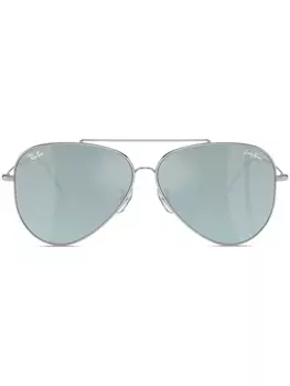 Солнцезащитные очки-авиаторы Aviator Reverse Ray-Ban, серебристый