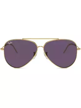 Солнцезащитные очки-авиаторы Aviator Reverse Ray-Ban, золотой