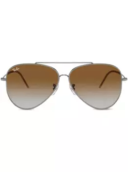 Солнцезащитные очки-авиаторы Aviator Reverse Ray-Ban, коричневый