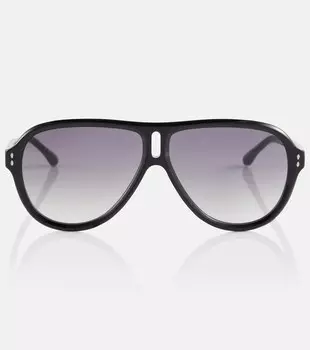 Солнцезащитные очки-авиаторы Isabel Marant, черный