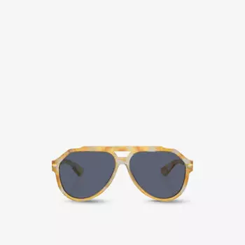 Солнцезащитные очки-авиаторы из ацетата DG4452 Dolce & Gabbana, желтый