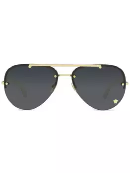 Солнцезащитные очки-авиаторы Medusa Glam Versace Eyewear, золотой