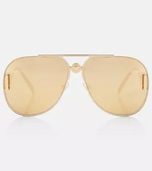 Солнцезащитные очки-авиаторы Medusa Versace, золотой