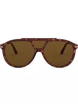 Солнцезащитные очки-авиаторы Persol, зеленый