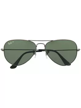 Солнцезащитные очки-авиаторы Ray-Ban, черный