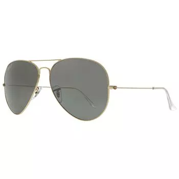 Солнцезащитные очки-авиаторы Ray-Ban RB3025, золотисто-серые