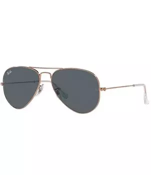 Солнцезащитные очки-авиаторы Ray-Ban унисекс 0RB3025 58 мм, розовый
