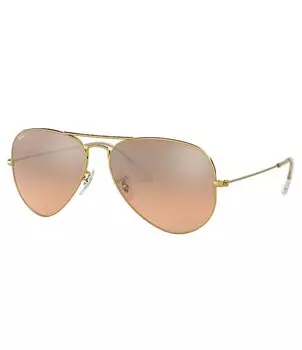 Солнцезащитные очки-авиаторы Ray-Ban унисекс 0RB3025 55 мм, розовый