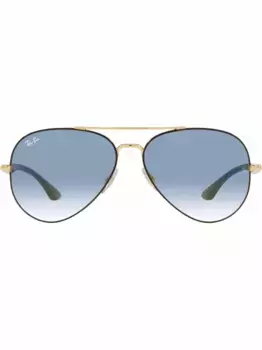 Солнцезащитные очки-авиаторы RB3675 Ray-Ban, черный