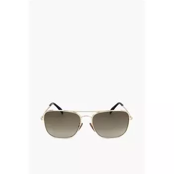 Солнцезащитные очки-авиаторы с градиентными линзами David Beckham, Gold