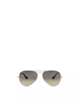 Солнцезащитные очки-авиаторы с градиентом Ray-Ban, серебристо-синий