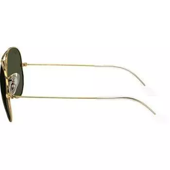 Солнцезащитные очки-авиаторы с градиентом Ray-Ban, цвет Gold/Green