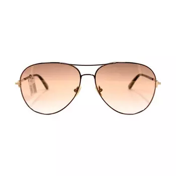Солнцезащитные очки-авиаторы с оправой TF Plate унисекс TOM FORD