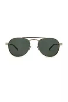 Солнцезащитные очки-авиаторы Saint Laurent, silver