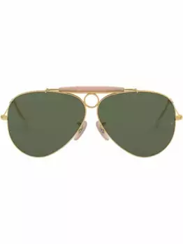 Солнцезащитные очки-авиаторы Shooter Ray-Ban, золотой