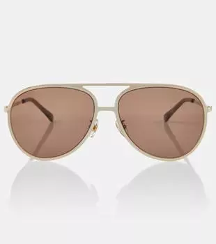 Солнцезащитные очки-авиаторы Stella Mccartney, золото