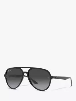 Солнцезащитные очки-авиаторы унисекс rb4376 Ray-Ban, цвет Black/Grey Gradient