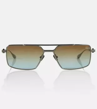 Солнцезащитные очки-авиаторы V-Sei Valentino, коричневый