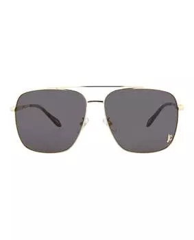Солнцезащитные очки-авиаторы в металлической оправе Just Cavalli, цвет shiny rose gold with sandblast