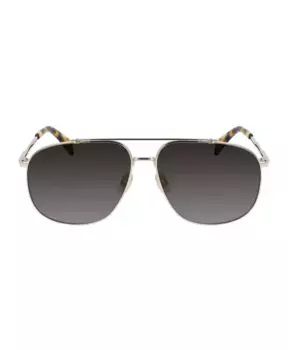 Солнцезащитные очки-авиаторы в металлической оправе Lanvin, мультиколор