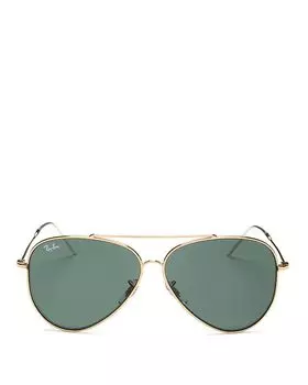 Солнцезащитные очки-авиаторы в обратном направлении, 62 мм Ray-Ban
