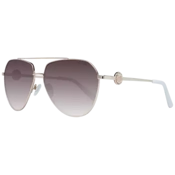 Солнцезащитные очки-авиаторы женские коричневые с градиентом gf6140 Guess, желтый