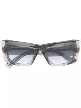 Солнцезащитные очки B-ll в массивной оправе Balmain Eyewear, серый