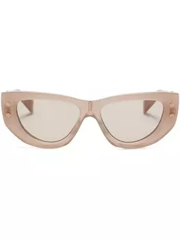 Солнцезащитные очки B-Muse в оправе 'бабочка' Balmain Eyewear, бежевый