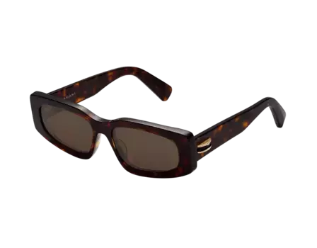 Солнцезащитные очки B.Zero1 Bvlgari, коричневый