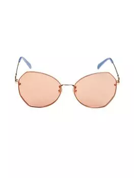 Солнцезащитные очки-бабочки 61MM Emilio Pucci, золото